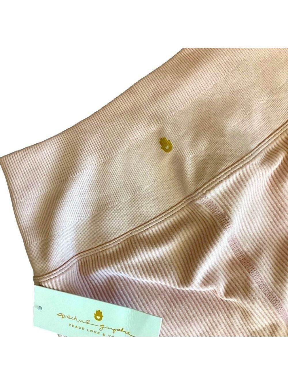 Spiritual Gangster Rose Quartz High Waist Leggings - Picture 6 of 7